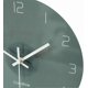 thumbnail image 5 of Kitchen Modern Wall Clock with Numbers, Round Wall Decorative Clock, Silent Non-Ticking Digital Hanging Glass Clock for Living Room/ 12 Inch - Grey, 5 of 5