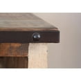 thumbnail image 6 of 61" Brown Solid Wood Cabinet Enclosed Storage Distressed TV Stand, 6 of 8