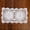 White, variant on HOMEIORA Handmade Rectangle Doilies, Handmade Crochet Cotton Doilies Lace Table Crochet Placemats Coaster 10.5" x 17" - Beige, 2 Pack
