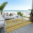 thumbnail image 6 of Addison Rugs Chantille Indoor/Outdoor Transitional Stripes Khaki Washable Rectangle Rug, 9' x 12', 6 of 6