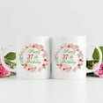thumbnail image 3 of 37th Birthday Gifts for Women - Happy 37th Birthday with A Garland Birthday Mug - 37 Year Old Present Ideas for Daughter, Sister, Wife, Friend, Cousin, Aunt - 11 oz Coffee Mug (37th Birthday Gift), 3 of 6
