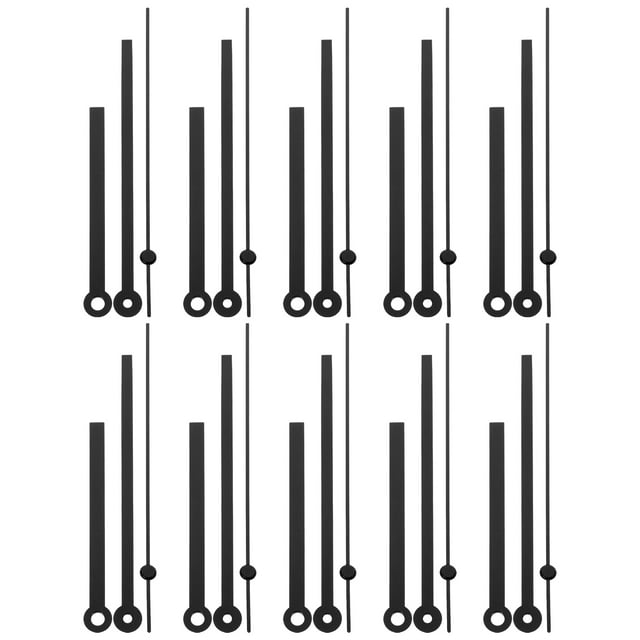 SHISUYAN 10 Sets Clock Hands Professional DIY Wall Clock Hands Replacement Clock Accessories