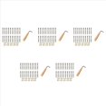 thumbnail image 4 of 100x Tuning Pin Nails and 100Pcs Rivets,with L-Shape Tuning Wrench,for Lyre Harp Small Harp Musical Stringed Instrument,5 x Tuning wrench 100 x String Pin Nails 100 x Rivet, 4 of 8