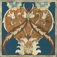 thumbnail image 2 of Zarris, Chariklia 15x15 White Modern Wood Framed Museum Art Print Titled - Mini Vintage Woodblock I, 2 of 4