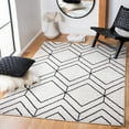 thumbnail image 2 of SAFAVIEH Adirondack Caitriona Geometric Squares Area Rug, Ivory/Black, 6' x 9', 2 of 14