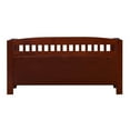 thumbnail image 6 of Riverbay Furniture 17" Split Seat Wood Storage Bench in Walnut Brown, 6 of 20