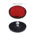 thumbnail image 3 of Reflector Reflectante Macarena 4 Piezas Plástico Para motocicleta ATV Scooter Dirt Bike Go Kart Quad Ruedas Rojo, 3 of 8
