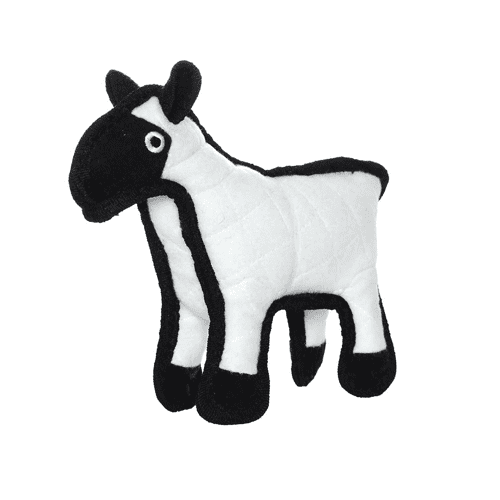 TUFFY® World's Tuffest Soft Dog Toy Junior Barnyard Sheep Multiple Layers. Made Durable