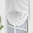 thumbnail image 7 of Ghojet Fabric Pleated Window Blinds, White, 60 cm x 150 cm, 7 of 7
