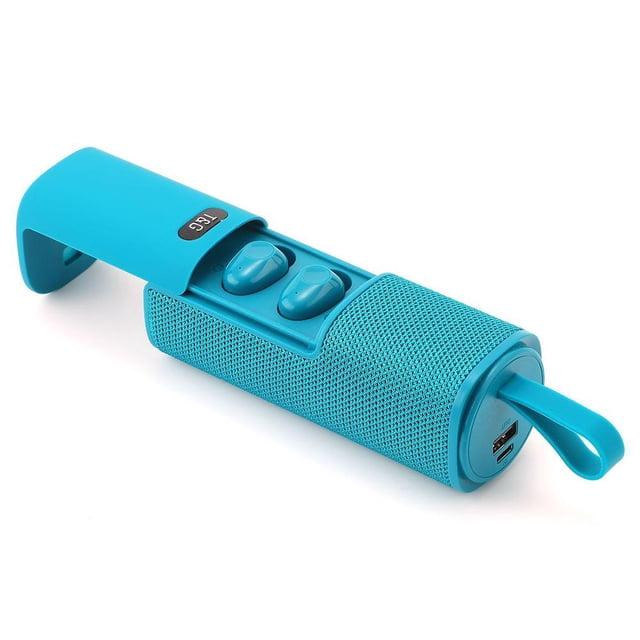 Altavoz Inalámbrico Al Aire Libre Bluetooth Banco De Energía Portátil Tws Bluetooth 5.0 Auriculares Deportivos Altavoz Serendint EL017806-01