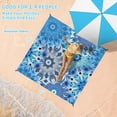 thumbnail image 3 of Manta de playa BYDOLL, 198 x 206 cm, impermeable y resistente a la arena, tamaño grande, 3 of 7