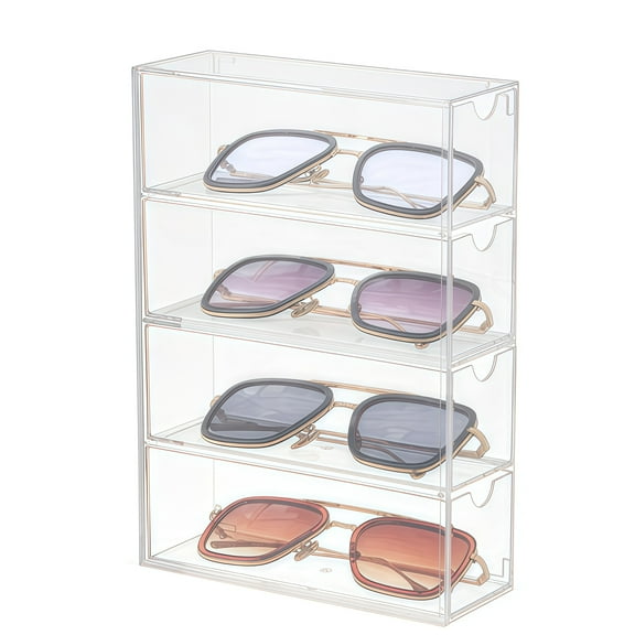 Innovative Glasses Case, Sleek Look, Best Organizer for Eyeglasses and Shades