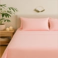 thumbnail image 5 of Juego de Sábanas Tacto Algodón Matrimonial 4 Piezas Ultra Suaves y Frescas Color Rosa Pastel Kyuden Home, 5 of 5