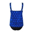 thumbnail image 5 of MKLEKYY Trajes De Baño Completo Mujer Women High Waisted Bikini Sexy Push Up Two Piece Swimsuits Vintage Swimsuit Two Piece Retro Ruched High Waist Print Bikini Set 2051, 5 of 5