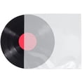 thumbnail image 1 of CTIRCHIU 50 Pcs Sac de Rangement cd transparent Réduction de Friction Collectionneurs de Vinyles, 1 of 6