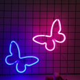 thumbnail image 4 of 1 pieza de luz LED de neón con forma de mariposa que funciona con USB o pilas, ideal para habitación de niña, cumpleaños, Navidad, bodas, fiestas, regalo de San Valentín, 4 of 8