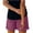 Wine, variant on Womens Stretchy High Waisted Distressed Cut-off Shorts Denim Style Casual Shorts Summer Fashion Streetwear Everyday Bottoms
