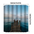 thumbnail image 3 of Cqxid Shower Curtain Under $10 Shower Curtain 70x70 Inch With 12 Plastic Hooks Waterproof Shower Curtain Bathroom Heavy Side Shower Curtain Machine Washable Quick Dry, 3 of 8