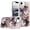 5, variant on For iPhone 17E / 16E / SE4 Epoxy Glitter Butterfly Ornaments Design HQ Metal Buttons Hybrid - 5