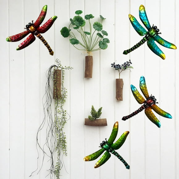 Damselfly Iron Furniture Supplies Wall Hanging Colorful Decorations Damselfly Iron Pendant