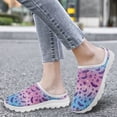 thumbnail image 4 of POLERO Moon Stars Mules Shoes for Women Lady Halloween Bat Slippers Clogs Open Back Garden Clogs Lightweight Comfort Walking Sneakers Arch Support Beach Sandals, 4 of 7