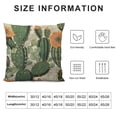 thumbnail image 6 of Awypu Summer Succulent Cactus Pillow Covers Retro Mexican Orange Flowers Exotic Tropical Plants Decorative Throw Pillow Covers Cushion Case for Home Sofa Couch Decoration,2 Pcs White, 6 of 6