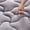 Gray, variant on Sleep Zone Twin Quilted Fitted Mattress Pad, Cooling Mattress Protector, Breathable Fluffy Soft Mattress Topper, Stretches up to 21 Inch Deep Pocket, All Season Use (Gray, Twin)