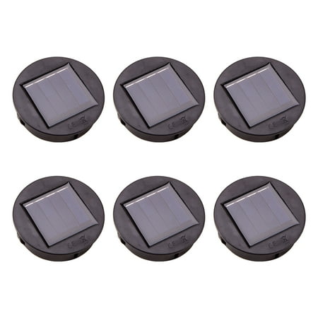 

Chamat 6Pc Solar Powered Replacement Round LED Light Box Solar Battery Box Solar Cells - Battery Charger