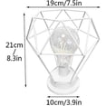 thumbnail image 5 of LINLIN Diamond Iron Table Lamp, Iron Bulb Night Light Nordic Bedside Table Lamp USB Operated Decorative Lighting for Bedroom, Living Room, Bar, Hotel, 5 of 5