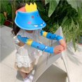 thumbnail image 3 of pitrice Children Summer Hat with Sleeves Cartoon Sun Protection Cap Set Wide Brim Beach Cap with Sleeves, 3 of 5