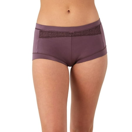 Women’s Maidenform® Microfiber Boyshort Underwear 40774 Color: Quartz Purple Size: 7