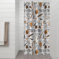 thumbnail image 2 of Trick or Treat Halloween Pattern Shower Curtain 36"x72" ,Bathroom Decorative Shower Curtains Set with 12 Hooks,Modern Waterproof Washable Shower Curtain, 2 of 6