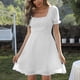 thumbnail image 5 of Vestido de volantes de manga corta de moda sexy para mujer Fridja  qw1843, 5 of 6