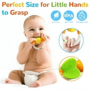 MOONTOY 12pcs Baby Rattles for Babies 0-6 Months Teething Toys 3-6 Months Newborn Infant Teethers Baby Toys 6-12 Months, Montessori Baby Easter Basket Stuffers Gifts 1 2 3 4 5 6 7 9 10 Month Boy Girl