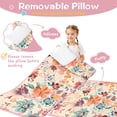 thumbnail image 3 of Pioneer Flower Floral Print Pattern Toddler Nap Mats for Kids Preschool,Sleeping Mat Bag or Kids,Toddler Sleeping Bag,Toddler Nap Mat or Daycare, 3 of 6