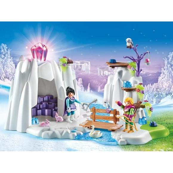 PLAYMOBIL Grotte du diamant Cristal d'amour 9470 jeu complet