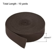Uxcell 1 10 Yard Elastic Bands Polyester Latex Brown