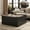 Black & Gray, variant on Flictozena 40" Farmhouse Lift Top Coffee Table with Hidden Compartment and Power Outlets, White Square Wooden Center Table for Living Room, Multi-Functional Flip-Top Storage Table, White
