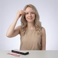 thumbnail image 4 of Brow Ruler Head-Mounted Silicone Set Easy to Use Makeup Helper Professional Eyebrow Shaping Template Kit Connected English Style Beauty Tool Kit A059_Brow Ruler, 4 of 5