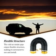 thumbnail image 3 of ruzhgo Car Cold Air Intake Hose Universal Auto Inlet Duct Pipe Replacement Ducting Accessories Engine Accessory Modified Components Black Golden, 3 of 6