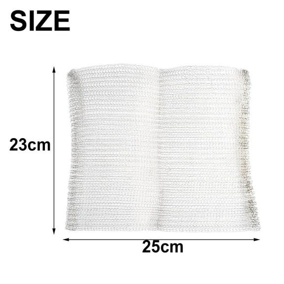 5Pc Stainless Steel Metal Plant Mesh Bag Wire Knitted Plant Protection Plants Root Pouches Basket Rodent-proof Pest Control Bags 10*9 inches (25*23cm)