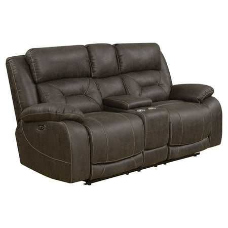 Steve Silver Co. Aria Power Recliner Loveseat with Console and Power Head