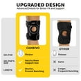 thumbnail image 6 of CAMBIVO Knee Brace with Side Stabilizers, Knee Sleeve for Knee Pain Women & Men, Patella Gel Pads Knee Support Wrap Strap for Meniscus Tear, Black XL, 6 of 10
