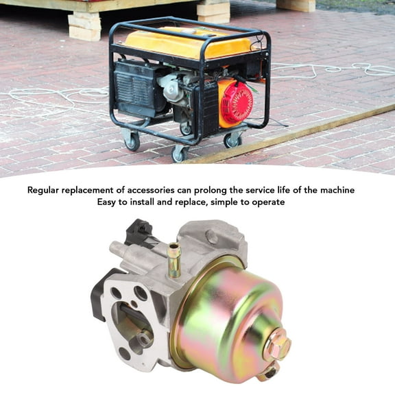 Generator Carburetor Kit With Gaskets, 3400/4000 Watt Compatible, Durable Aluminum Construction