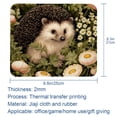 thumbnail image 5 of FeBohao Funny Mouse Pad Mat for Desktop Jiaji Cloth Portable Unique Design Personalized Thin Abstract Farmhouse Decor Women Cushion Cool Fashion Must Kids Size Hedgehogs, 5 of 6