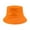 Orange, variant on Xfvqtps Unisex Fisherman Hat Sun Hat Sun Protection Solid Color Simplicity Outdoor Travel Sunshade Fashion Versatile Breathable Beach Summer Bucket Hat Black