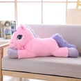 thumbnail image 1 of Almohada de felpa Lanmore de 24 pulgadas con forma de unicornio de peluche para niñas, 1 of 9