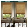 thumbnail image 5 of Chicology 51.5"W x 48"H Light-Filtering Cordless Mesh Bamboo Shade, Mesh Natural, 5 of 7