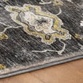 thumbnail image 5 of Addison Rugs Dream Shag Premium Machine Washable Traditional Ornate Shadow Round Rug, 8' x 8', 5 of 8
