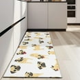 thumbnail image 4 of Cute Cartoon Pug Kitchen Rug Mat,Kitchen Runner Rugs Non Skid Washable,Decorative Kitchen Floor Mats for Kitchen,Sink,Laundry,17"X47", 4 of 5